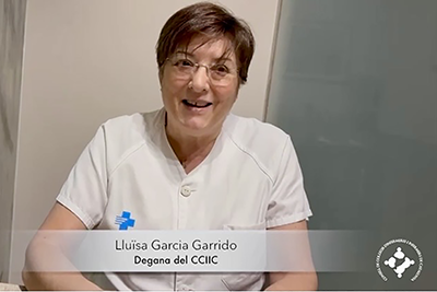 Lluïsa Garcia, degana del CCIIC: “Quan una infermera és escoltada, cuidada i empoderada, tota la societat hi guanya”