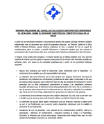 Informe preliminar sobre el document objectius de l’Institut Català de la Salut