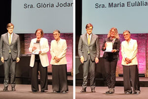 La infermeria catalana celebra la concessió de la Medalla Josep Trueta a Glòria Jodar i Eulàlia Juvé