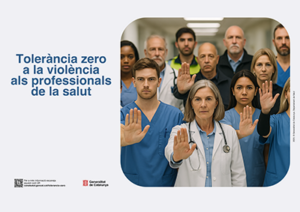 Salut impulsa la campanya “Tolerància Zero contra la violència als professionals sanitaris”